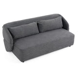Lerner Modern Dark Grey Fabric Sofa Bed