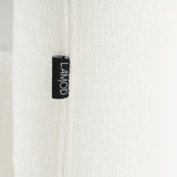 Liam Modern Ivory Fabric Upholstered Bed
