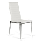 Libby Modern White Leatherette Dining Chair (Set of 2)