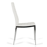 Libby Modern White Leatherette Dining Chair (Set of 2)