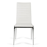 Libby Modern White Leatherette Dining Chair (Set of 2)