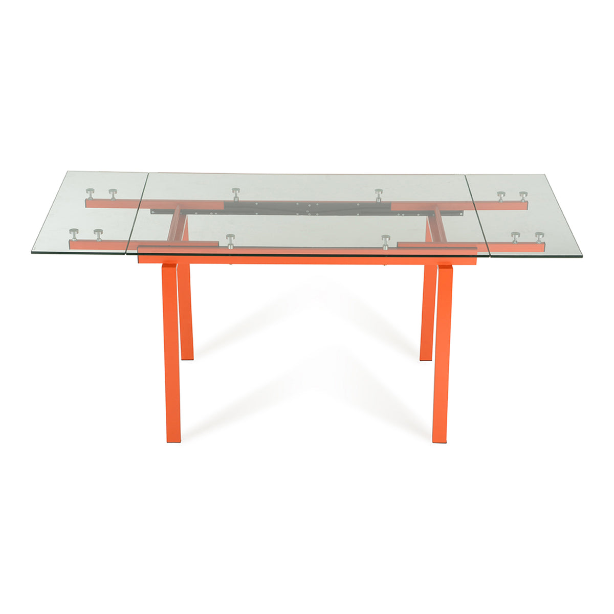 Linus Contemporary Glass Extendable Dining Table