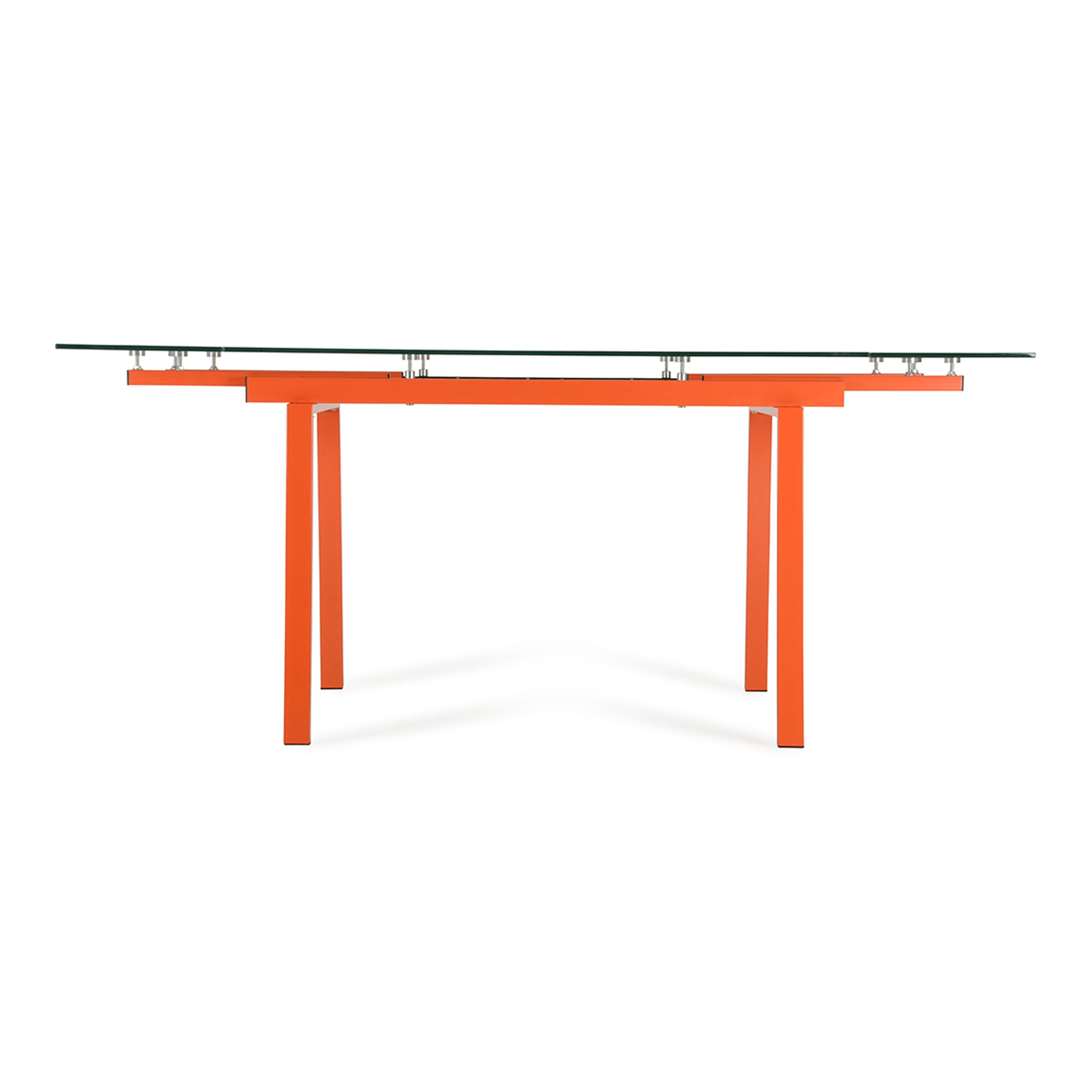 Linus Contemporary Glass Extendable Dining Table