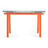 Linus Contemporary Glass Extendable Dining Table