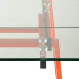 Linus Contemporary Glass Extendable Dining Table