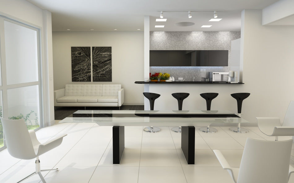 Lisbon Extendable Glass Dining Table additional view