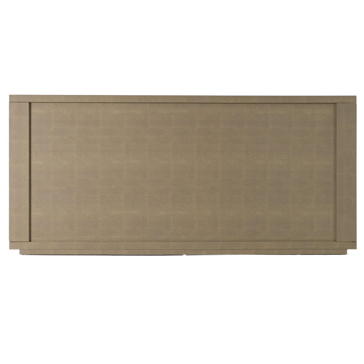 Lois Modern Beige Shagreen + Brass Dresser