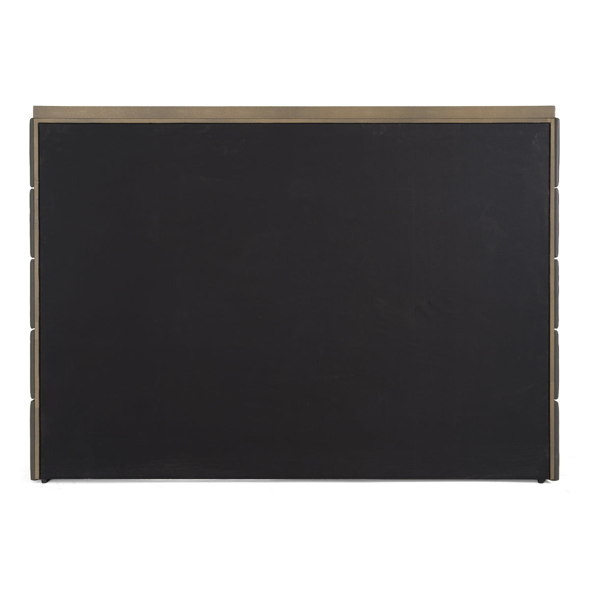 Lois Modern Grey Leather & Beige Shagreen High Headboard Bed