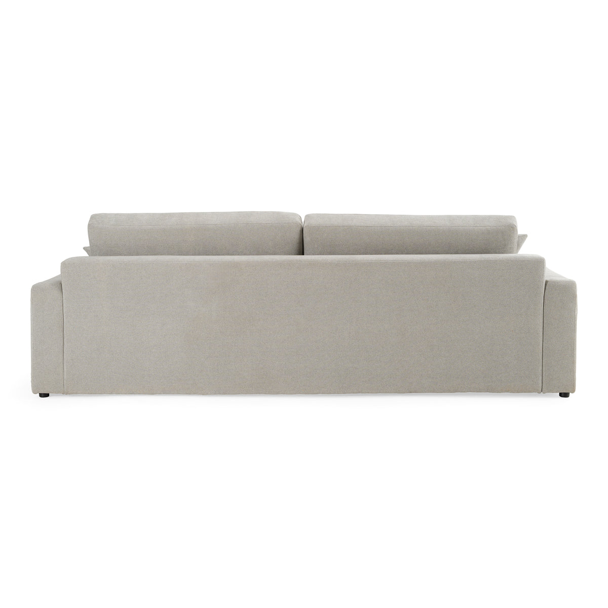 Loki Modern Grey Fabric 4-Seat Sofa