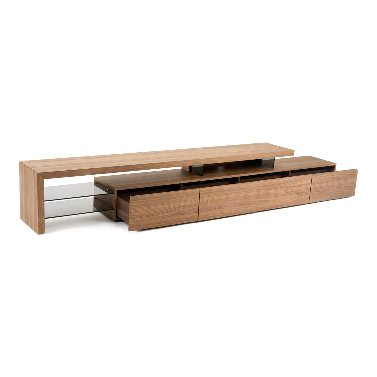 Loreta Modern Walnut TV Stand