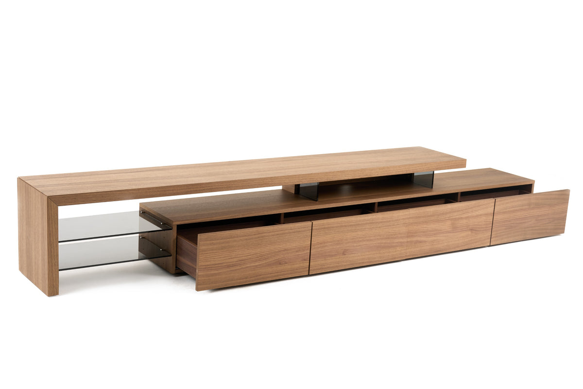 Loreta Modern Walnut TV Stand