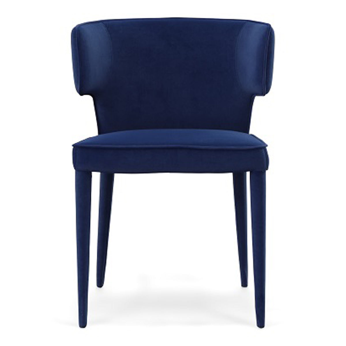 Lucero Modern Blue Velvet Dining Armchair