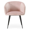 Luzerne Modern Pink Velvet Dining Chair