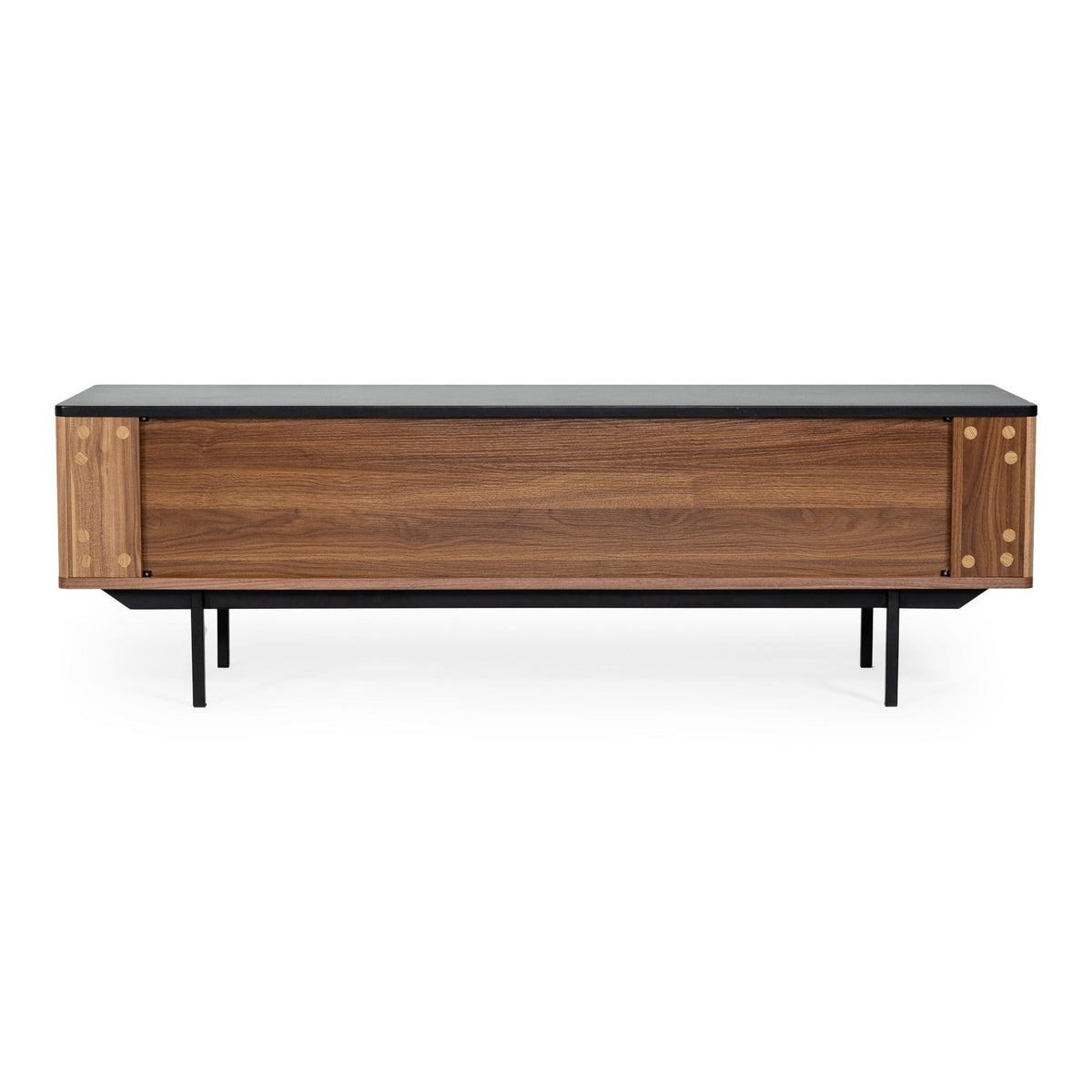 Maggie Modern Walnut and Grey TV Stand
