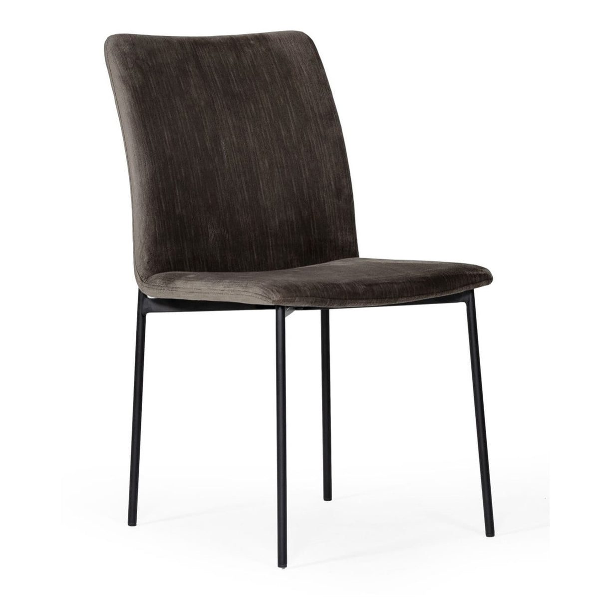 Maggie Modern Black and Brown Dining Chair (Set of 2)