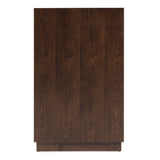 Manhattan Contemporary Brown Oak and Gold Dresser