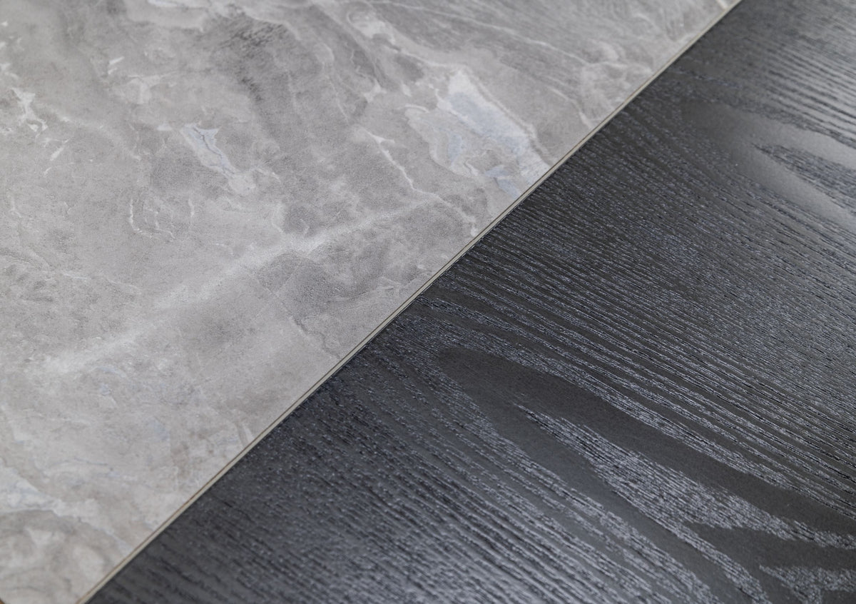 Maranello Modern Grey Wash & Faux Marble Dresser