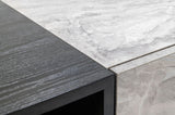 Maranello Modern Grey Wash & Faux Marble Chest