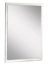 Marbella Italian Modern White Marble Mirror