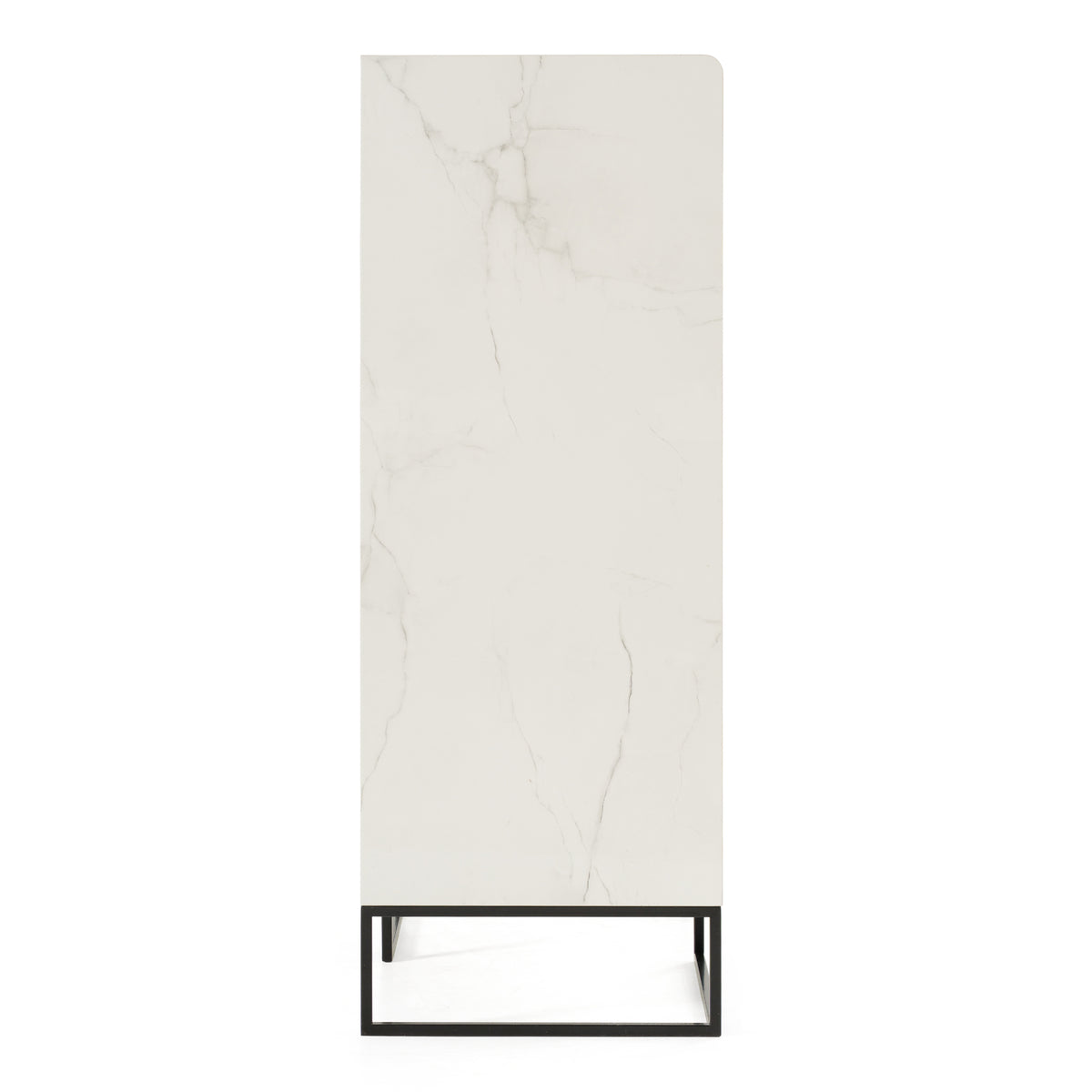 Marbella Italian Modern White Marble Chest