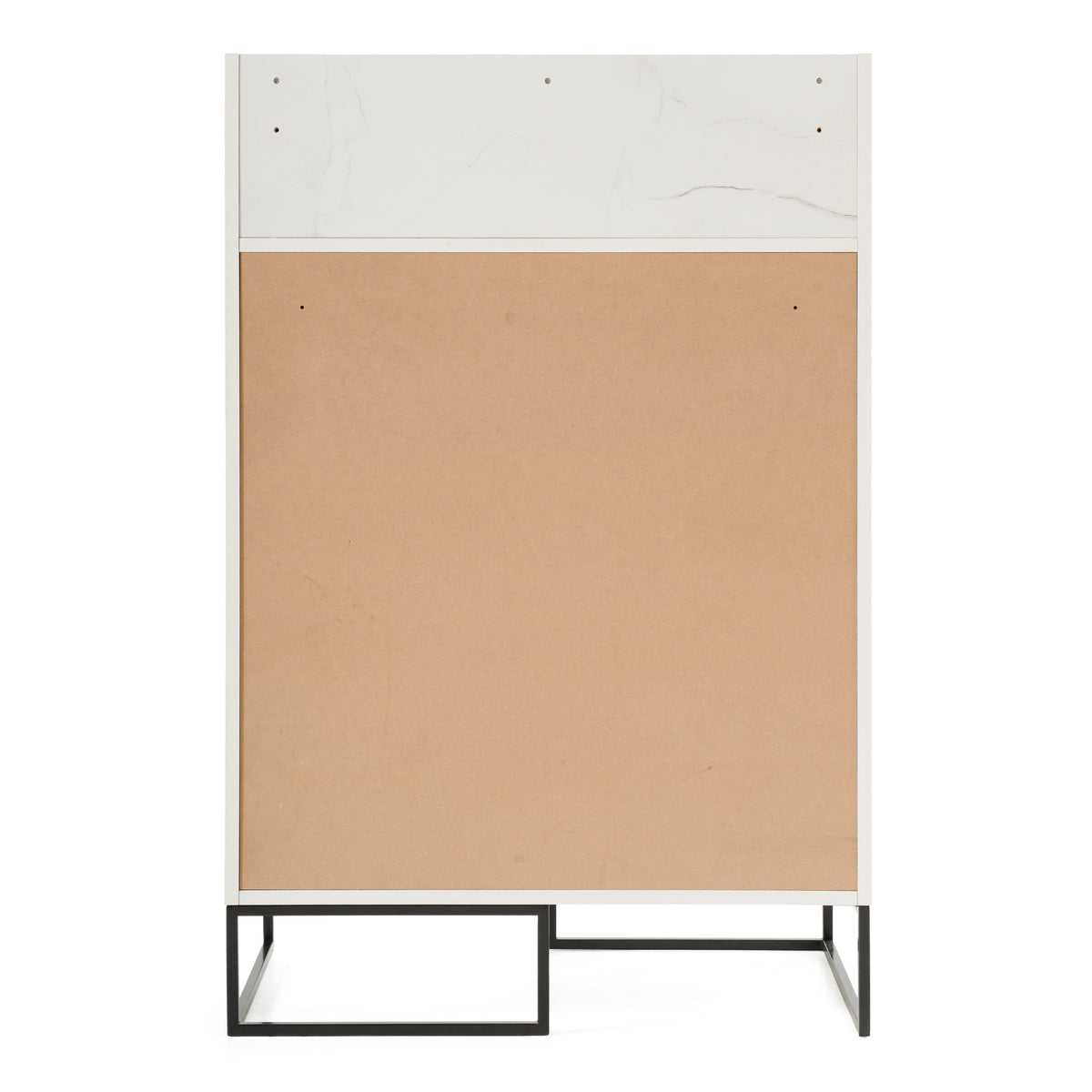 Marbella Italian Modern White Marble Chest