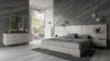 Eastern King Marbella Italian Modern Grey Bed Set