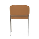Marcus Modern Camel Vegan Leather Dining Chair (Set of 2)