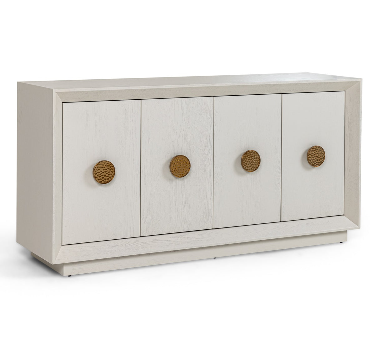 Marjorie Modern Cream & Brushed Gold Buffet