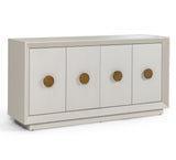 Marjorie Modern Cream & Brushed Gold Buffet
