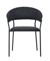 Marlynn Modern Dark Grey Dining Chair Set of 2