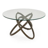 Mason Modern Round Grey Ash Dining Table