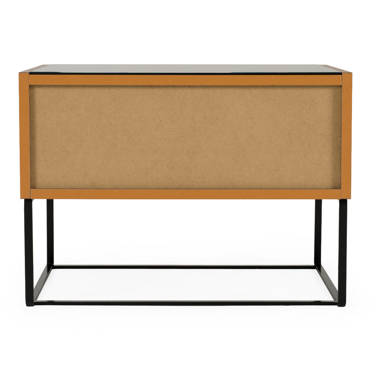 Matteo Italian Modern Walnut & Fabric 4-Piece Bedroom Set