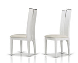 Maxi White Gloss Chair (Set of 2)