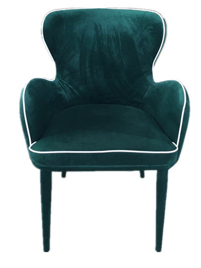 Tigard Modern Green Fabric Dining Chair