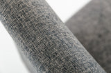 Medford Mid-Century Grey Fabric Bar Stool