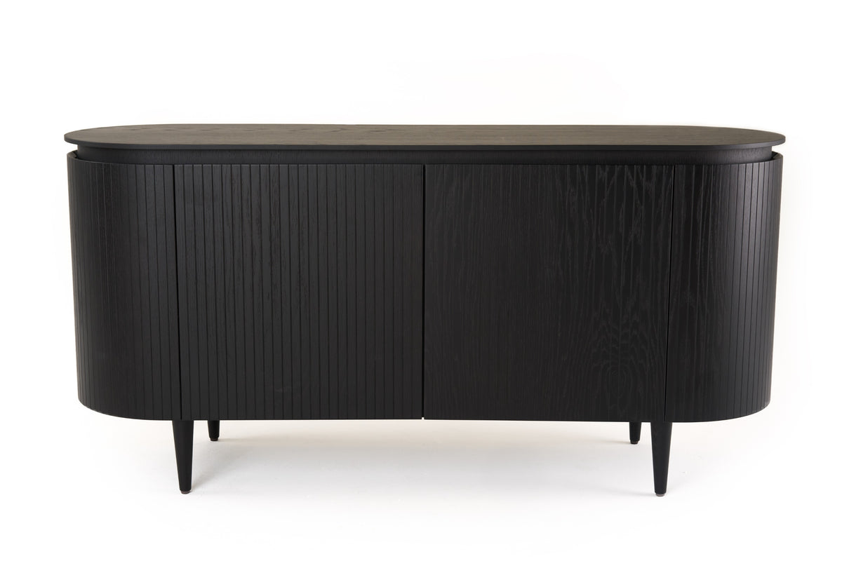 Miami Modern Black Oak Buffet