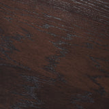 Miami Modern Brown Round Dining Table with Extension