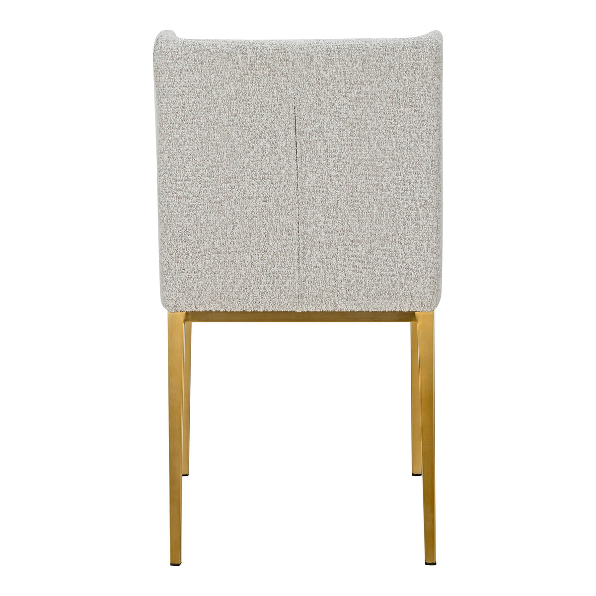 Mimi Modern Light Grey Fabric + Antique Brass Dining Chair (Set of 2)