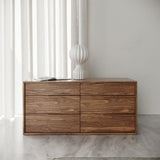 Amberlie Modern Walnut Dresser