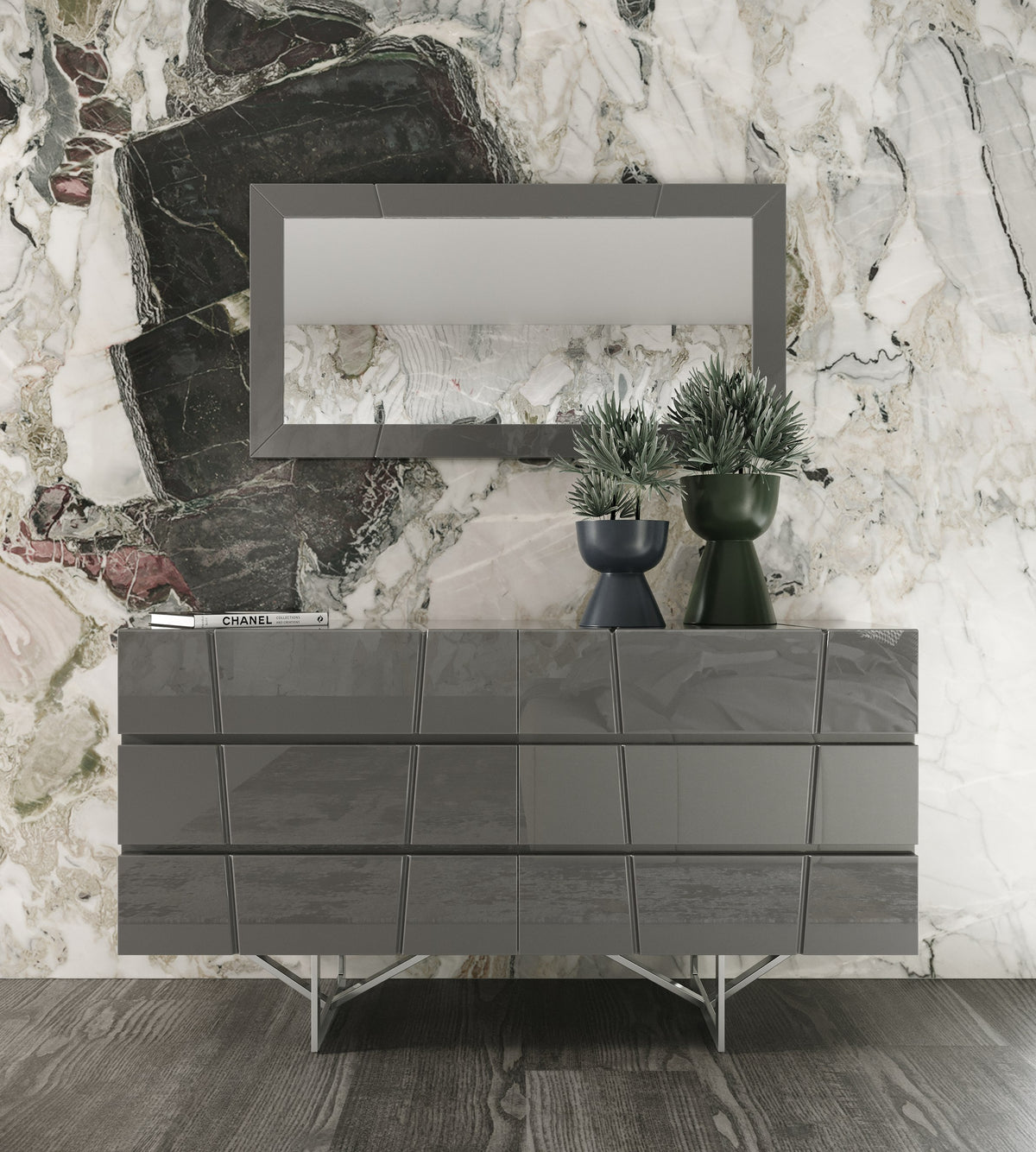 Chrysler Modern Grey Mirror