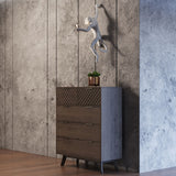 Daisy Mid-Century Dark Acacia Chest