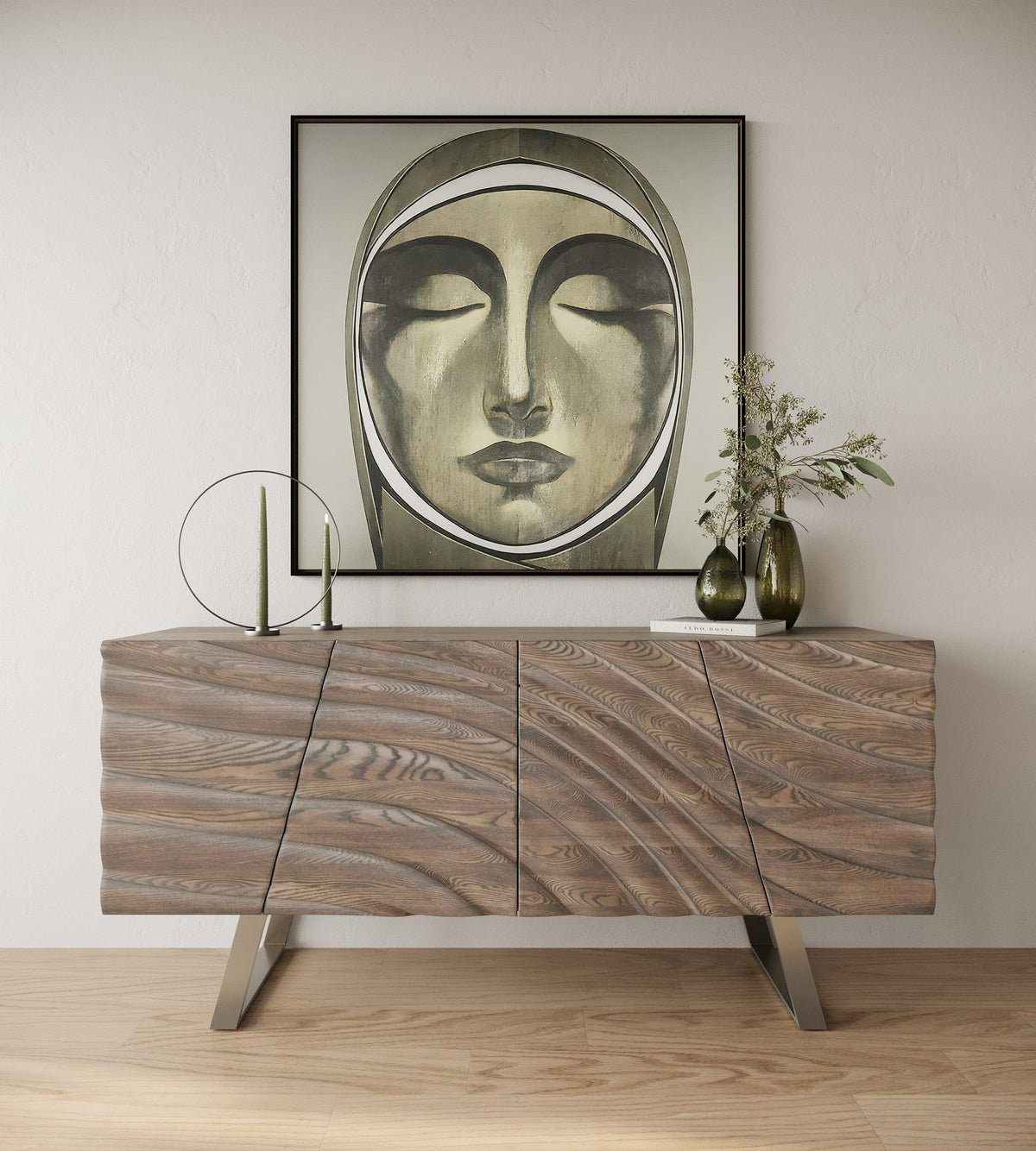 Finley Mid-Century Grey Ash Buffet