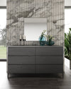Jolene Modern Grey Mirror
