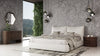 Patrick Modern White Leather Bed
