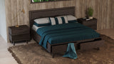 Roger Mid-century Acacia Bed