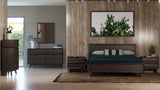 Roger Mid-century Acacia Mirror