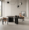 Summit Modern 118" Black Ash Dining Table