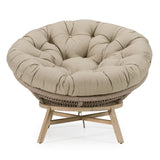Moon Outdoor Beige Lounge Chair