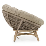 Moon Outdoor Beige Lounge Chair