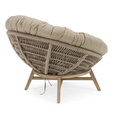 Moon Outdoor Beige Lounge Chair